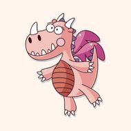 dragon theme elements vector eps N71