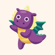 dragon theme elements vector eps N81