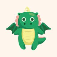 dragon theme elements vector eps N85