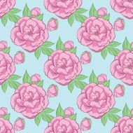 Peony pattern