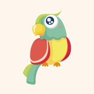 bird cartoon theme elements N68