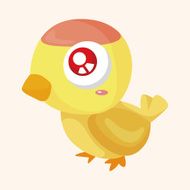 bird cartoon theme elements N72