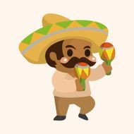 Mexican theme elements N86