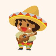 Mexican theme elements N91