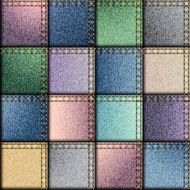 Patchwork of denim fabric N27