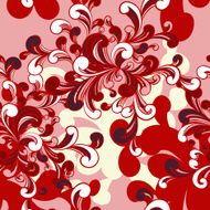 beautiful vector seamless pattern with swirls