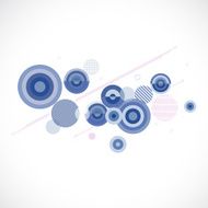 Abstract colorful and creative circle template vector illustration