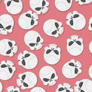 Skull seamless pattern N6
