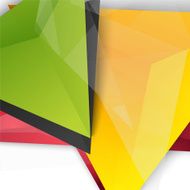 Vector background abstract polygon triangles N37