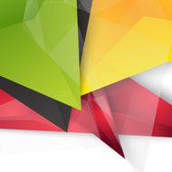 Vector background abstract polygon triangles N38