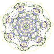 Floral abstract background N427