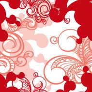 beautiful vector seamless pattern with swirls N2