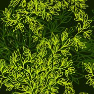 vector seamless pattern with leaves N26