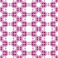 Geometric wallpaper in pink on white