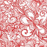 beautiful vector seamless pattern with swirls N3