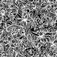 beautiful vector seamless pattern with swirls N4