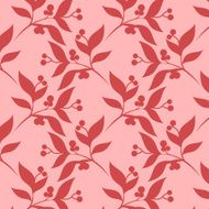 gentle abstract vector seamless floral pattern with leaves N3