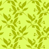 vector seamless pattern with leaves N27
