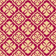 Retro seamless floral background N2