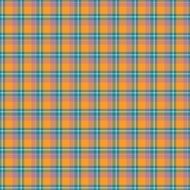 Orange green seamless tartan cloth pattern N2