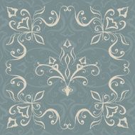 Seamless with vintage floral pattern N75