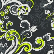 Abstract floral vector seamless pattern N5