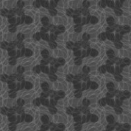 Dark gray ornament with translucent rounded shapes