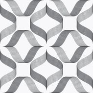 Ribbons forming rhombus pattern
