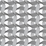 Ribbons dark and light intersecting waves pattern