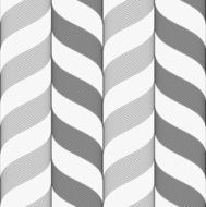 Ribbons dark and light forming vertical chevron pattern