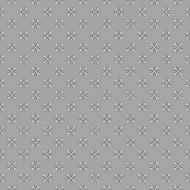 Gray ornament with white and black mosaic crosses
