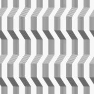 Gray ornament with warping stripes shaded