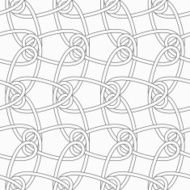 Slim gray vertical interlocking ornament