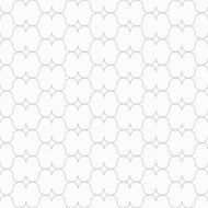 Slim gray lip shapes forming grid