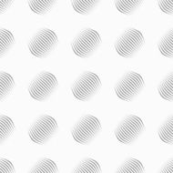 Gray ornament diagonal bulging small shapes