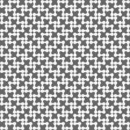Dark gray ornament with rounded shapes forming triangles