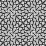 Dark gray ornament with black rounded shapes