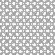 Dark gray circle interlocking ornament