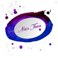Watercolor Design Element N13