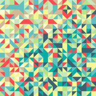 Abstract colorful background made of triangle pattern