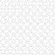 3D interlocking circles on white