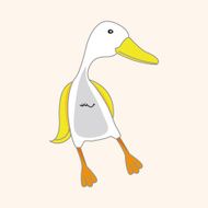 animal duck cartoon theme elements N11