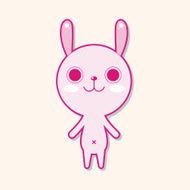 animal rabbit cartoon theme elements N58