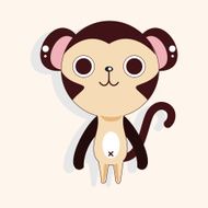 animal monkey cartoon theme elements N31