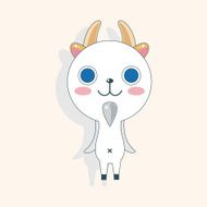 animal goat cartoon theme elements N8