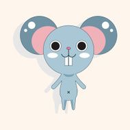 animal mouse cartoon theme elements N33