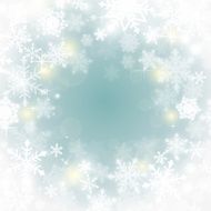 Winter background with snowflakes N11