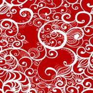Abstract floral vector seamless pattern N8
