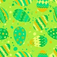 Hand rawn easter egg pattern N2