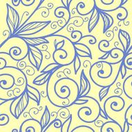 beautiful vector seamless pattern with swirls N6
